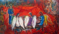 Chagall Abraham und die drei Engel