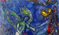 Chagall Kampf Jakobs mit dem Engel